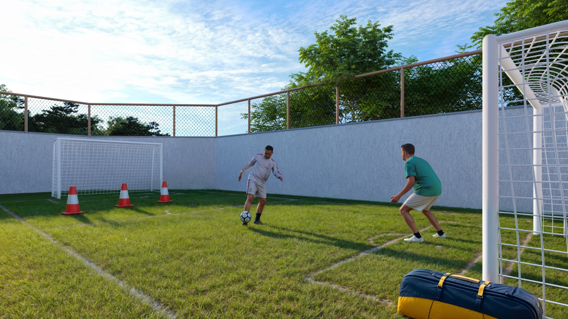 Campo de futebol society do Fantastique Prime II